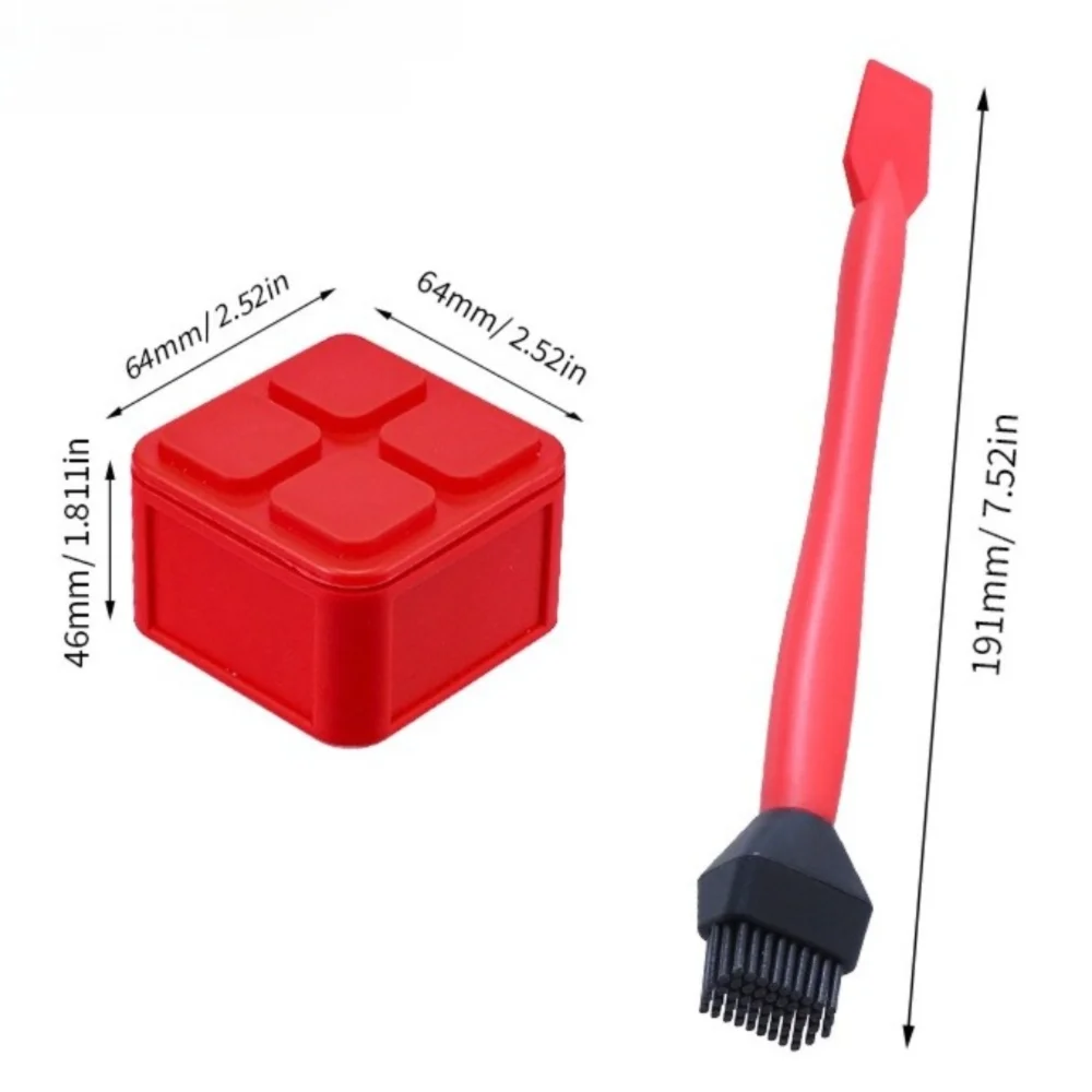 Picture 7: Useful Silicone Glue Brush Multi-Purpose Easy To Clean Glue Storage Box with Sealable Lid Glue Brush Kit DIY Hand Tool