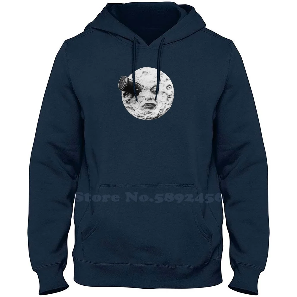 

A Trip To The Moon 100% Cotton Hoodie Casual Sweatshirt