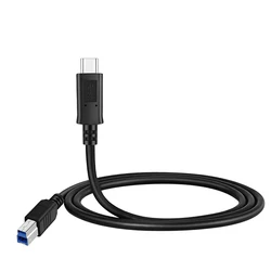 USB C do USB B 3.0 kabel USB 3.0 typu C do typu B kabel do drukarki kompatybilny ze stacją dokującą skaner zewnętrznych sterowników twardych