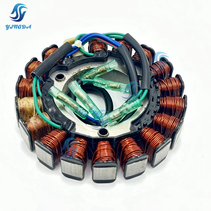 6AH-85510-00 Outboard Stator Assembly For Yamaha Motor F20-05000200 TJ6114 F20 Outboard Motor 6AH-85510