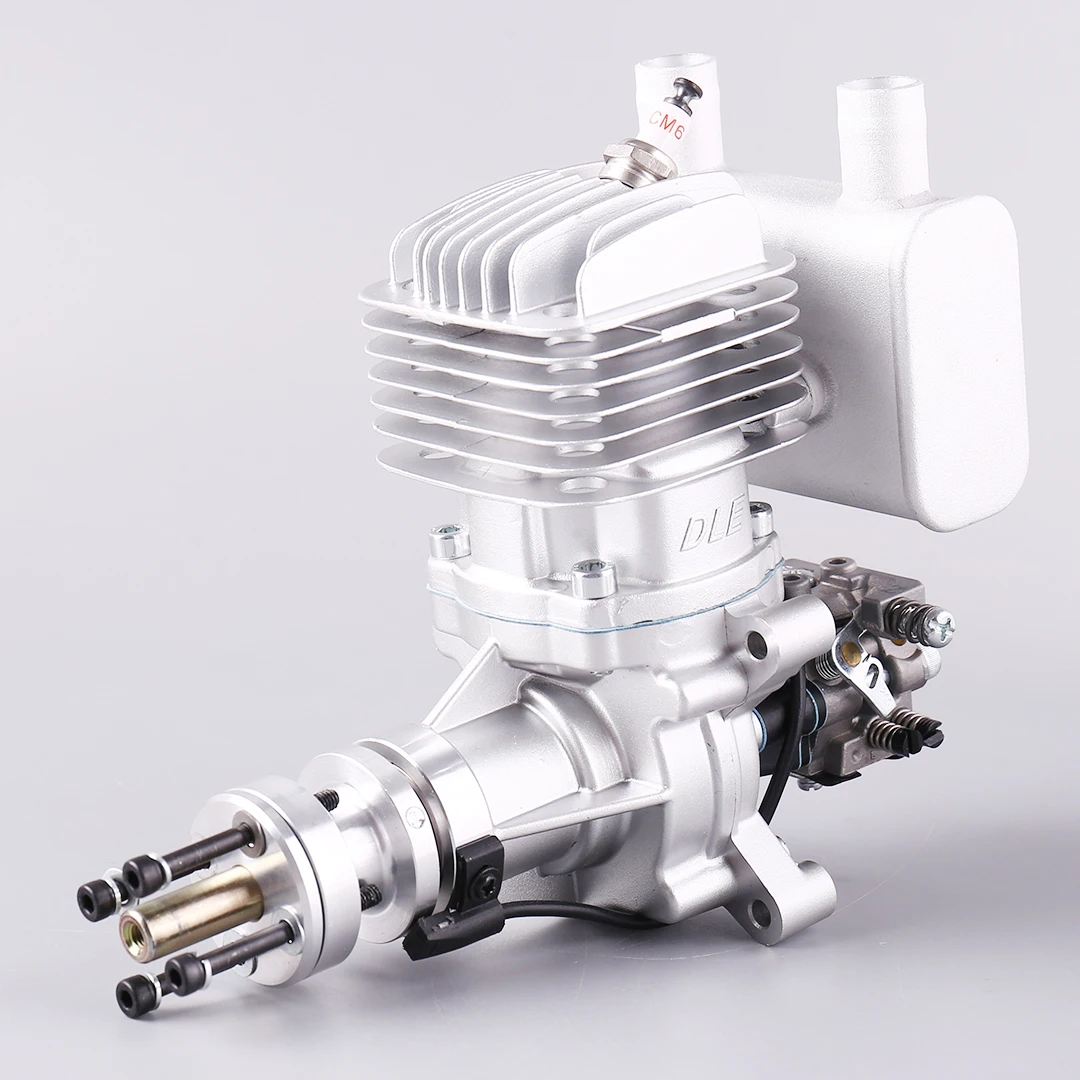 DLE35RA 35cc DLE GAS Engine For RC Airplane Fixed Wing Model Single Stroke Two Exhaust Wind Cold Hands Start Ater Stroke