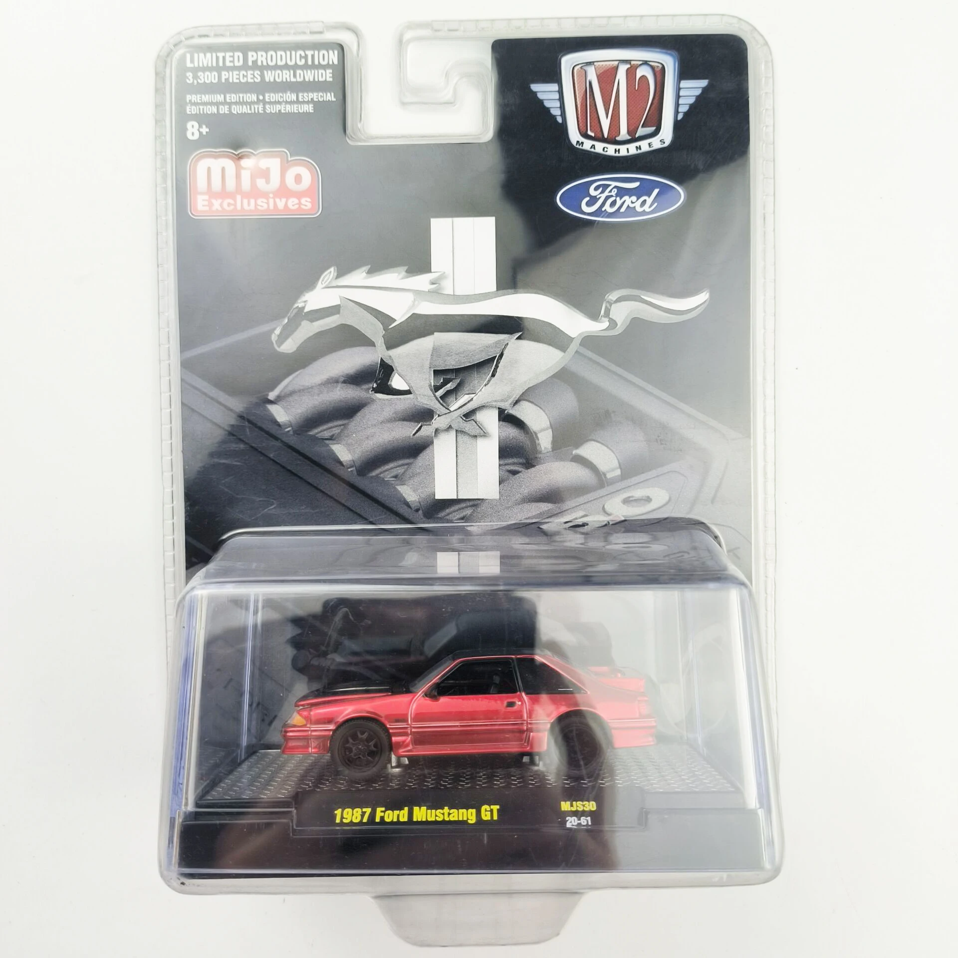 

M2 Machines 1/64 1987 Ford Mustang GT Die-cast alloy car model collection display child gift