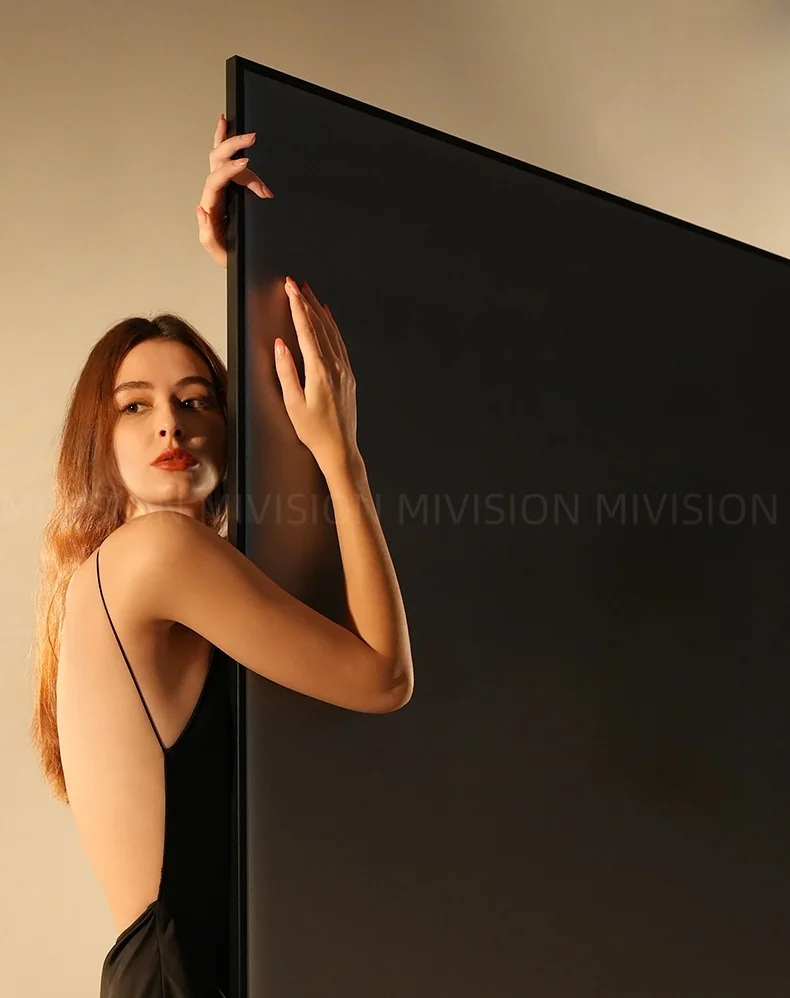 Fresnel mit festem Rahmen 5,0 ust alr Ultra-Short-Throw-Anti-Licht-Projektor dunkelgrau 8k 4k optische Fresnelscreen-Projektion – Detail 6