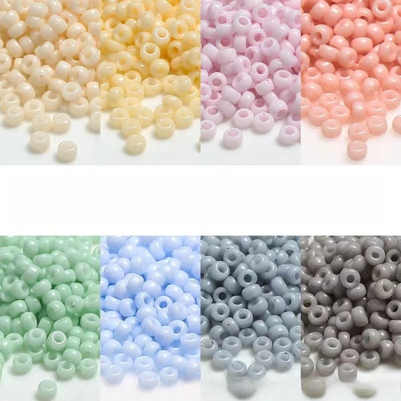 

MIYUKI 11/0 Glass Seed Beads 2mm, Ceramic Color Series for DIY Jewelry Making - Elegant Beading Supplies