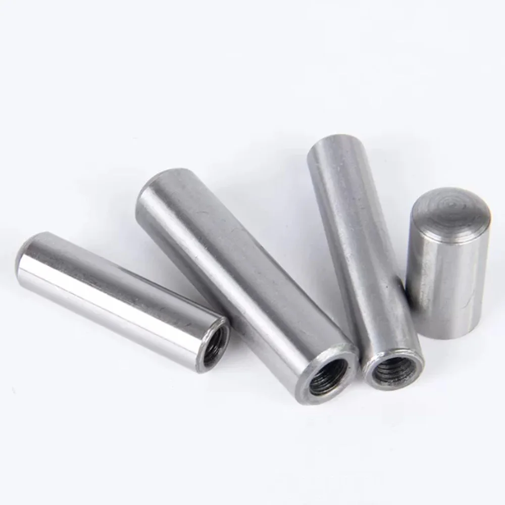 Zylindrische Innengewinde-Stiftbolzen, runde Schnellspann- und Positionierungsstifte, M3-M10, CNC-Werkzeug, Hardware, Drehmaschinenzubehör – Detail 17