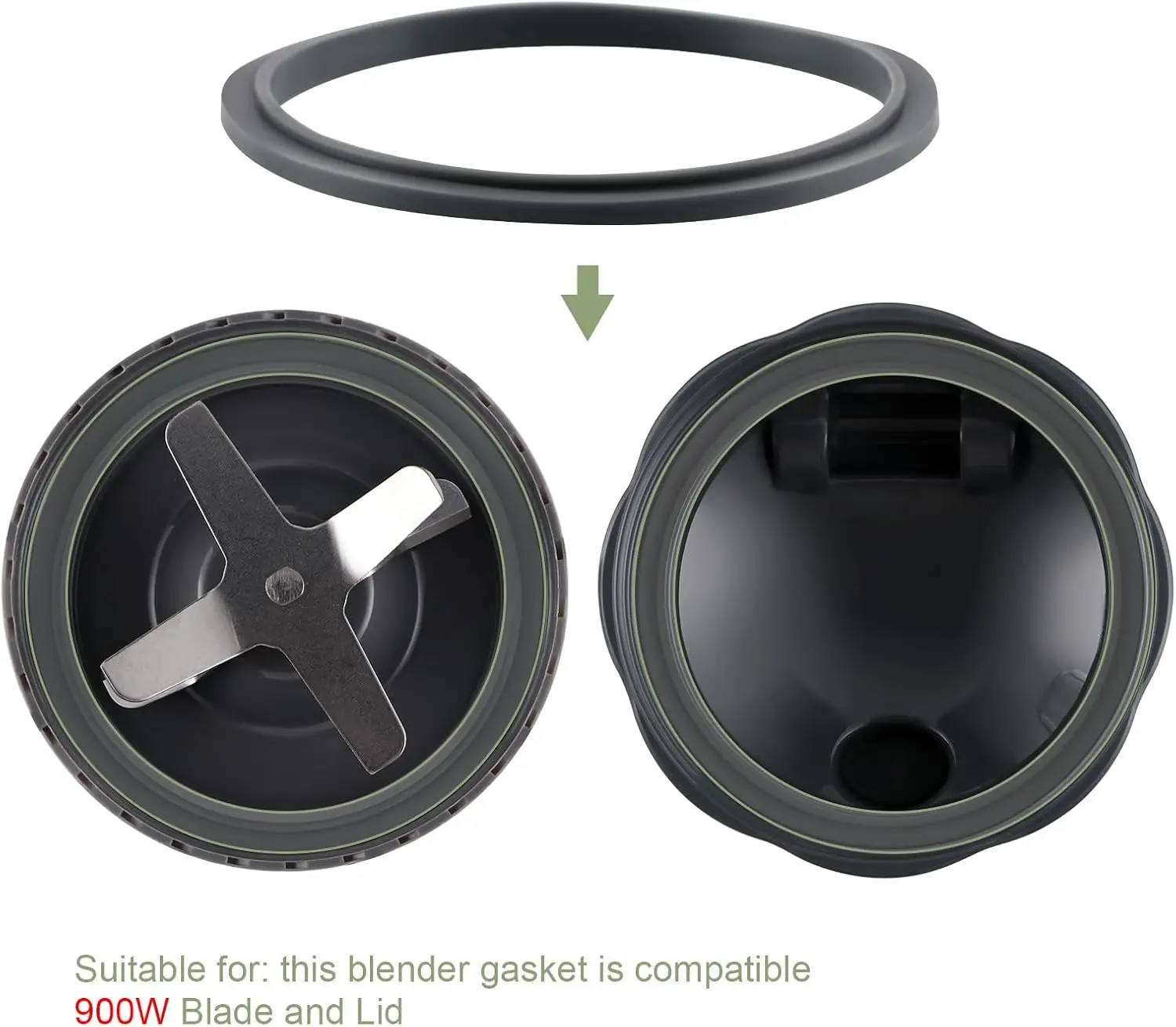 6 PCS Sealing Gaskets Replacement Parts Fits for NutriBullet Blenders 600w/900w image 6