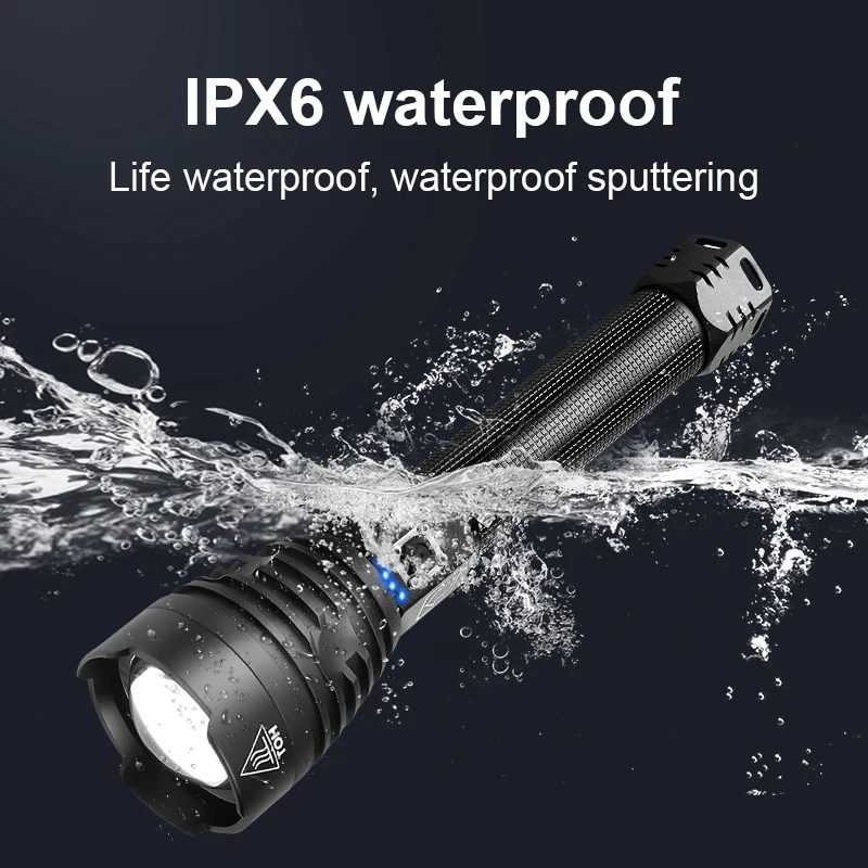 XHP90 Most Powerful LED Flashlight 18650 26650 Usb Rechargeable High Power Flashlights Zoom Tactical torch Hunting Flash Light