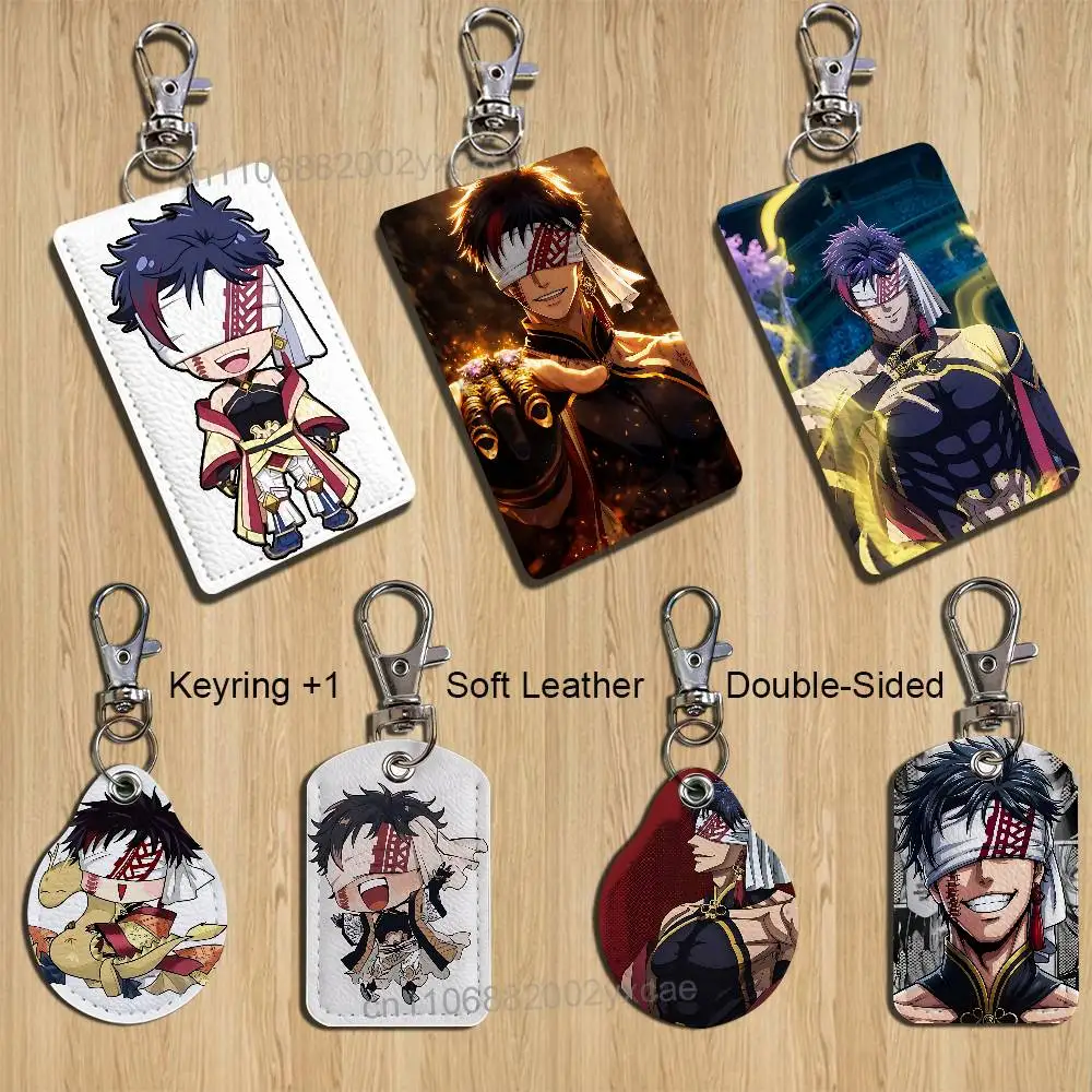 

Qin Shi Huang Record of Ragnarok Card Holder With Keychain Executive Protection For Bank Credit Subway Bus Case