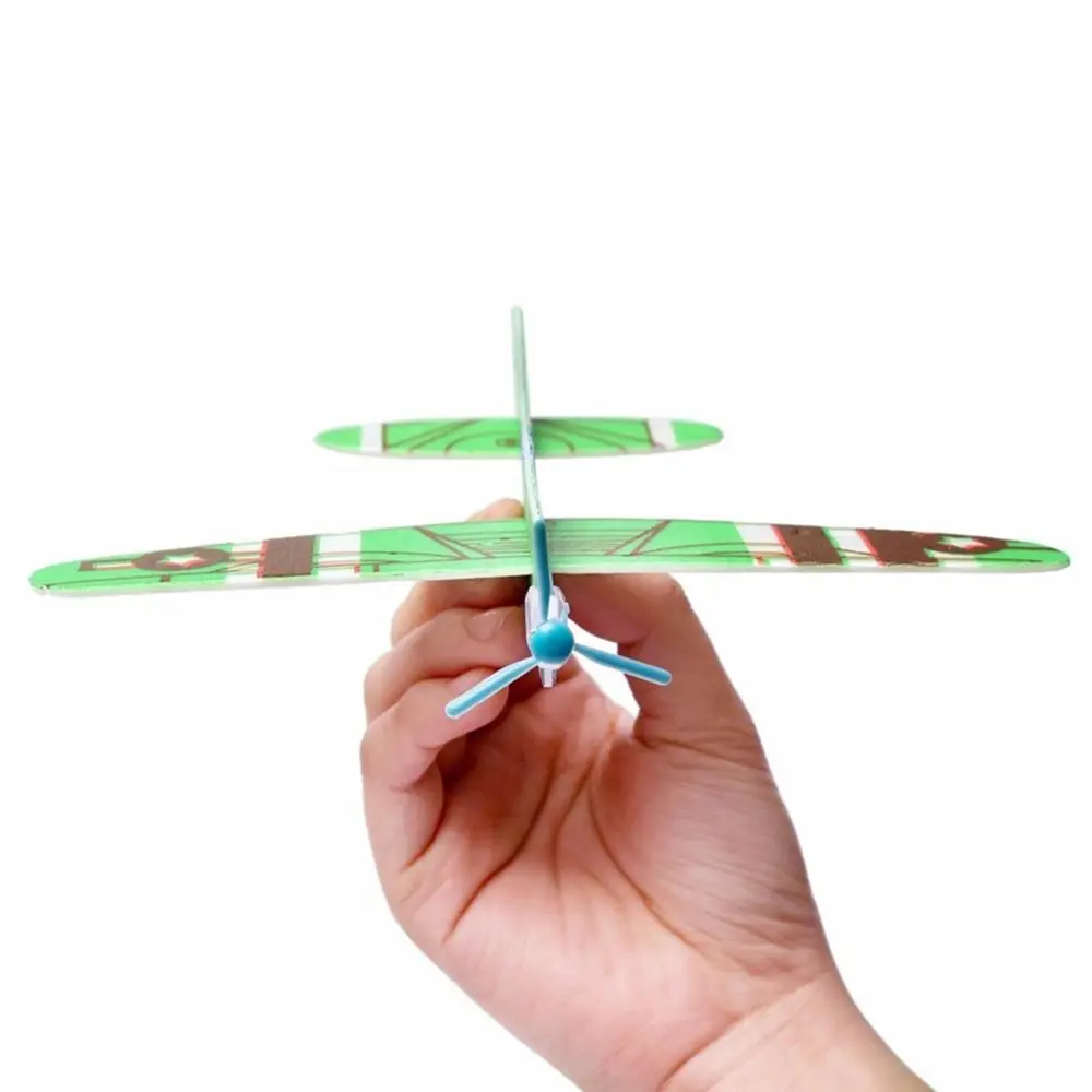 10Pcs DIY Hand Throw Children Kids Gift Foam Plane Flying Glider Aircraft Toy Airplane Model