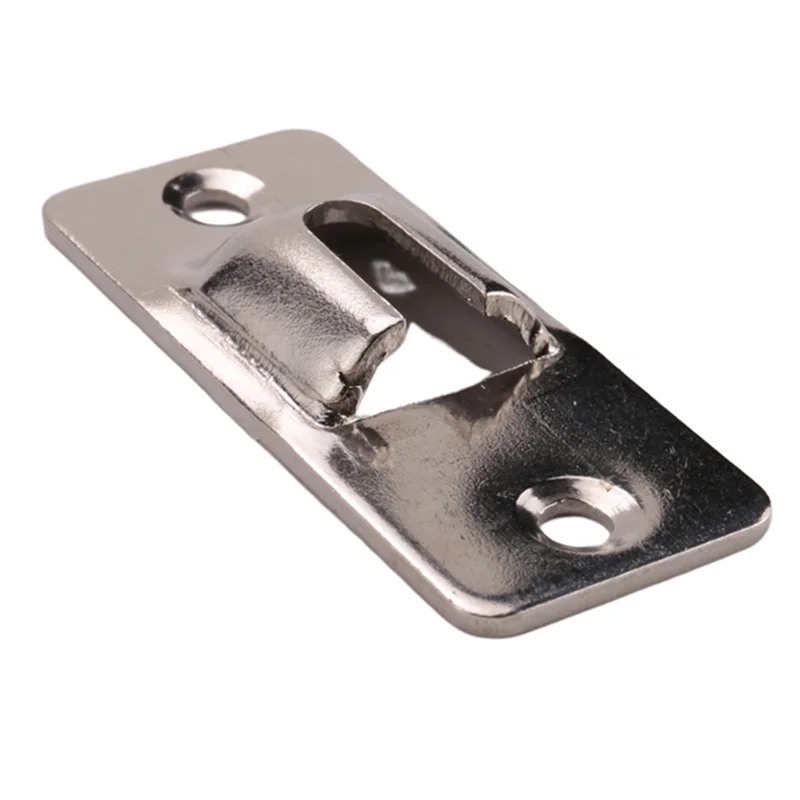 ABGR-3X الحمام الفولاذ المقاوم للصدأ الحلي لوازم الأبواب أقفال الباب انزلاق الزاوية اليمنى قفل الباب مشبك