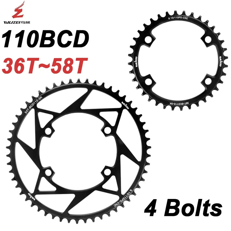 coroa-de-bicicleta-wuzei-para-estrada-4-parafusos-110-bcd-estrelas-estreitas-e-largas-para-shimano-105-r7000-r8000