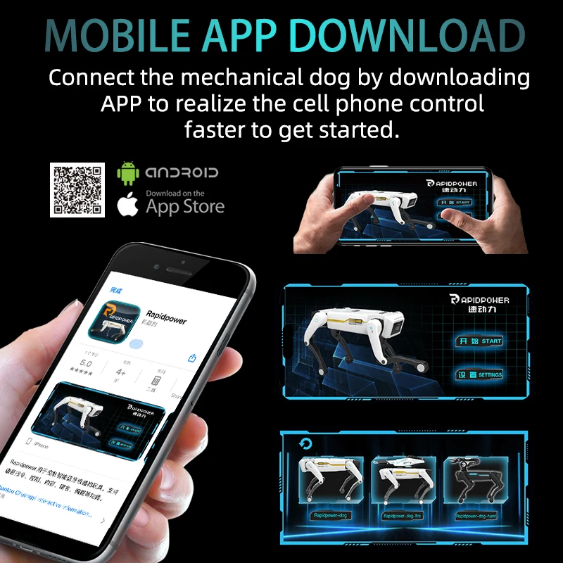 Teeggi متعددة الوظائف RC الميكانيكية الكلب الكهربائية RC روبوت ذكي الكلب مع برج لعبة تعليمية بيونيك لعبة روبوت ذكية هدية
