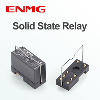 ENMG Pin Type Slim Solid State Relay  Soldering Base SSK 5V 12v 24V relays DC Control DC/AC  3A 4A 10A Replace G2R-1 Non-contact