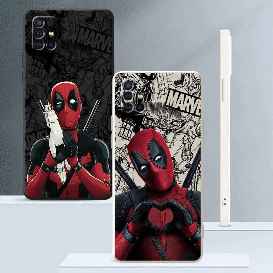 Чехол Deadpool для Samsung Galaxy A35 A36 A26 A34 A13 A14 A22 A52 A11 A12 A16 A24 A15 A51 Soft TPU