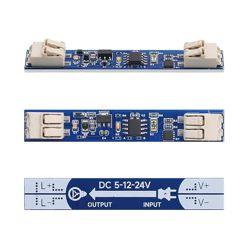DC 12V/24V 4A LED Light Dimmer Capacitive Sensor Solder-free: Induction Switch Power Supply Accessories