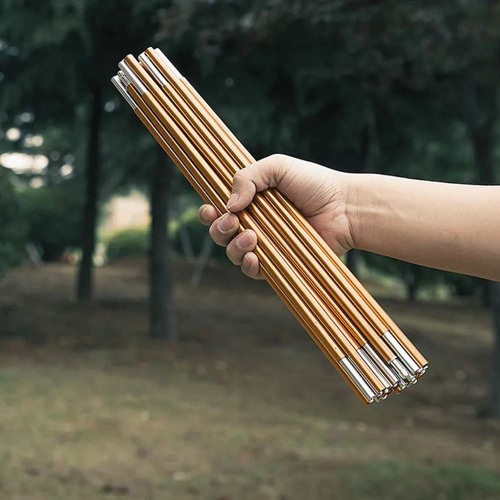 

2 Pcs Tent Poles for Camping Tarp Tents Canopy Replacement Accessories Foldable