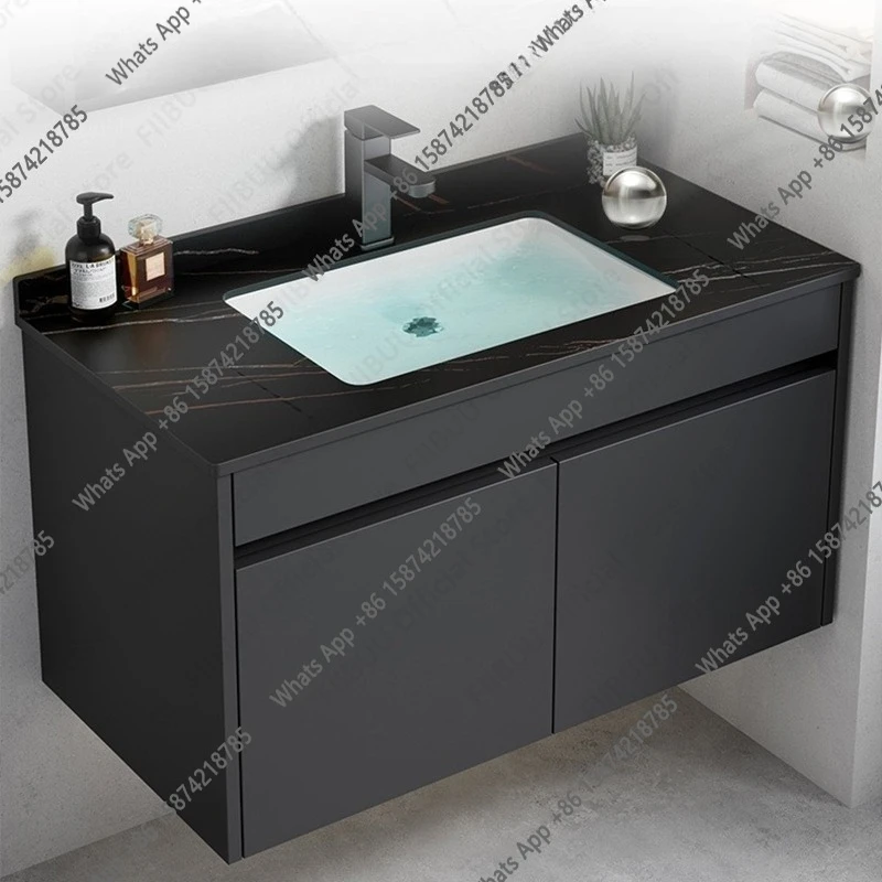 

Шкафы для ванной комнаты Керамическая раковина Мебель для ванной комнаты Многофункциональный туалетный столик для ванной комнаты Современный зеркальный шкаф Встроенный умывальник