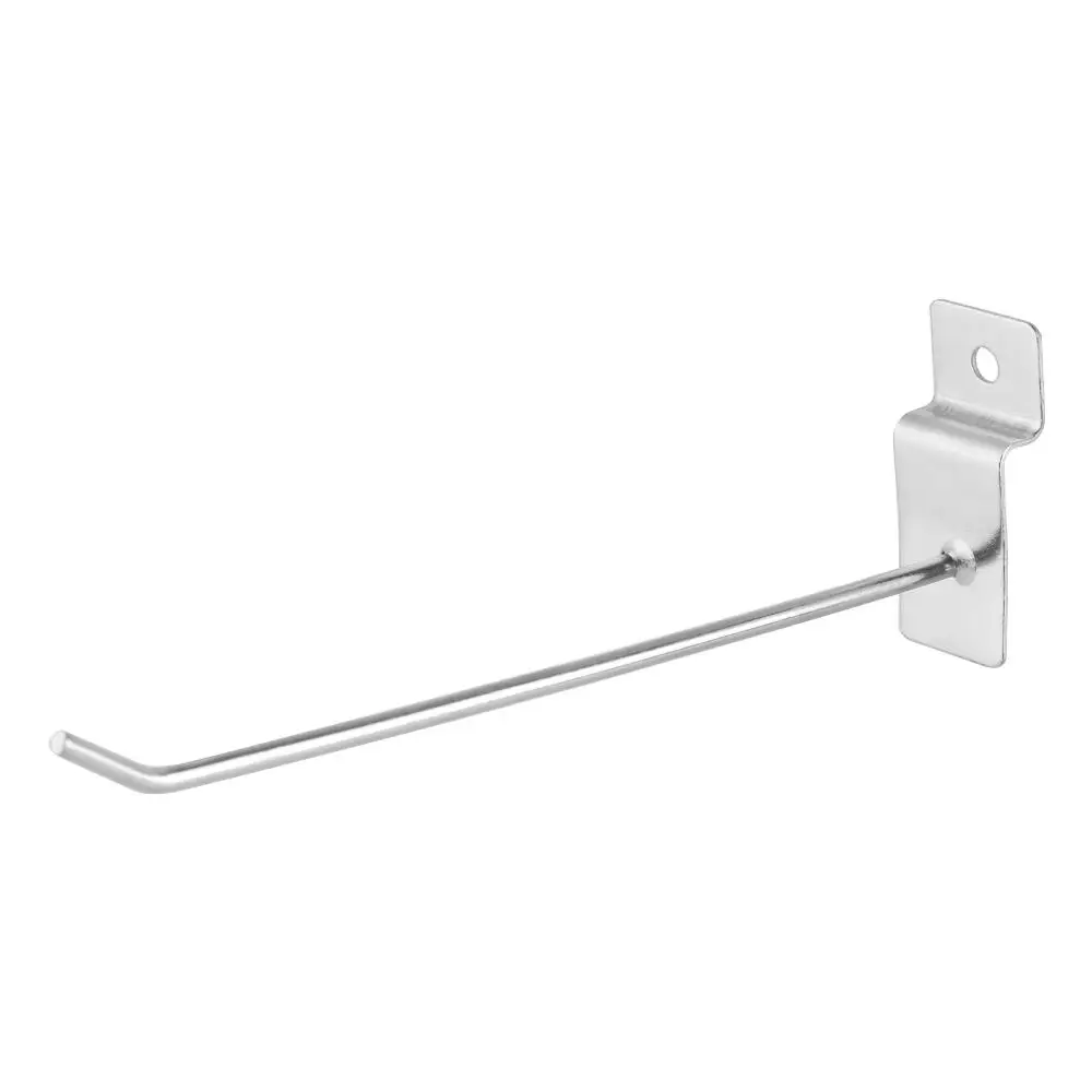 5Pcs Convenient Metal Holder Panel Hang Fits Storage Racks Goods Shelf Retail Shop Peg Display Hooks