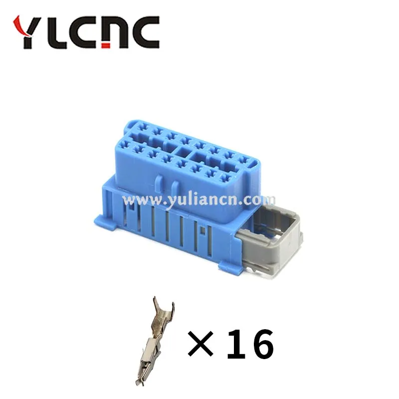 YLCNC Factory Direct Sales 1Pcs 16Pin OBD2 Connector Miniature Timer HSG Connector for Mercedes Benz 1418984-1