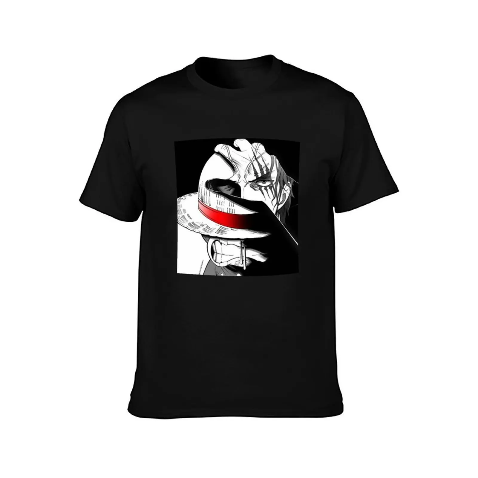 one hand eyes scarry T-Shirt Summer Casual Cotton Tee Oversized Streetwear Tops Vintage Graphic Print Loose Fit Short Sleeve