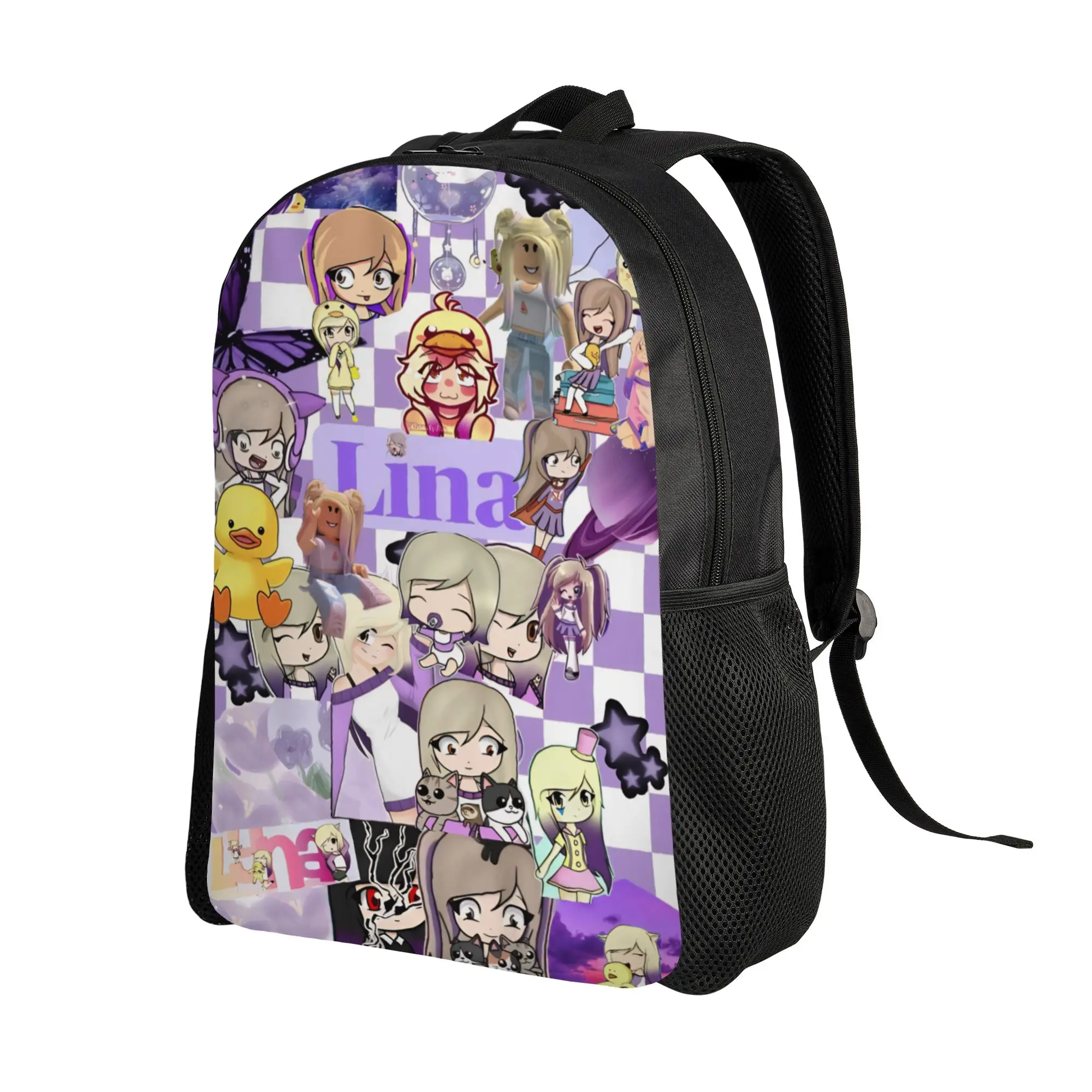 Dense Real Mix Collage Lyna Vallejos  Little Backpack for Girls Boys Toddler Kawaii Backpacks School Bags