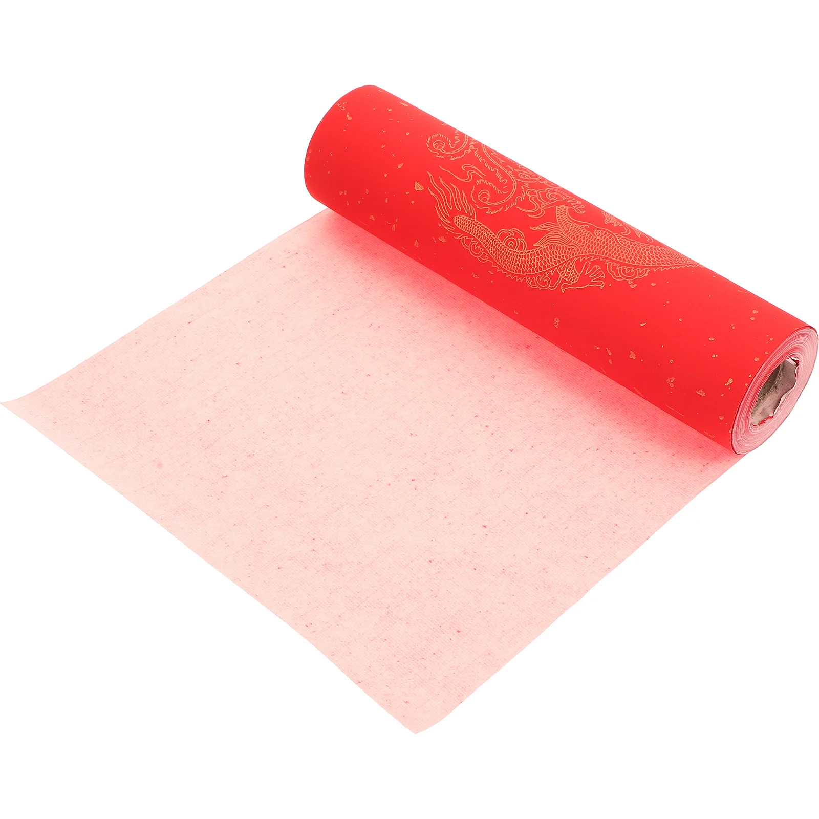 Kalligraphie-Charakterpapier, rotes Papier für chinesisches Neujahr, langlebiges Material, glatte Oberfläche, leicht zu tragen, festlich dekorativ