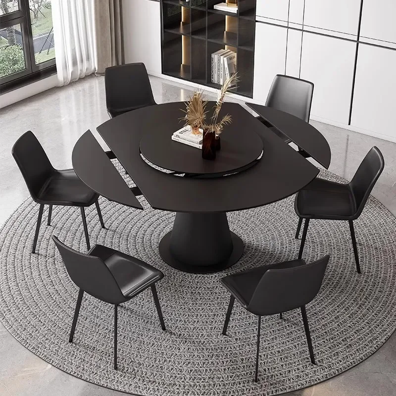 Restaurant Tables Kitchen Table Dining Dinning Sets Rooms Extendable Rectangular Free Shipping Mesas De Jantar Elegant Round