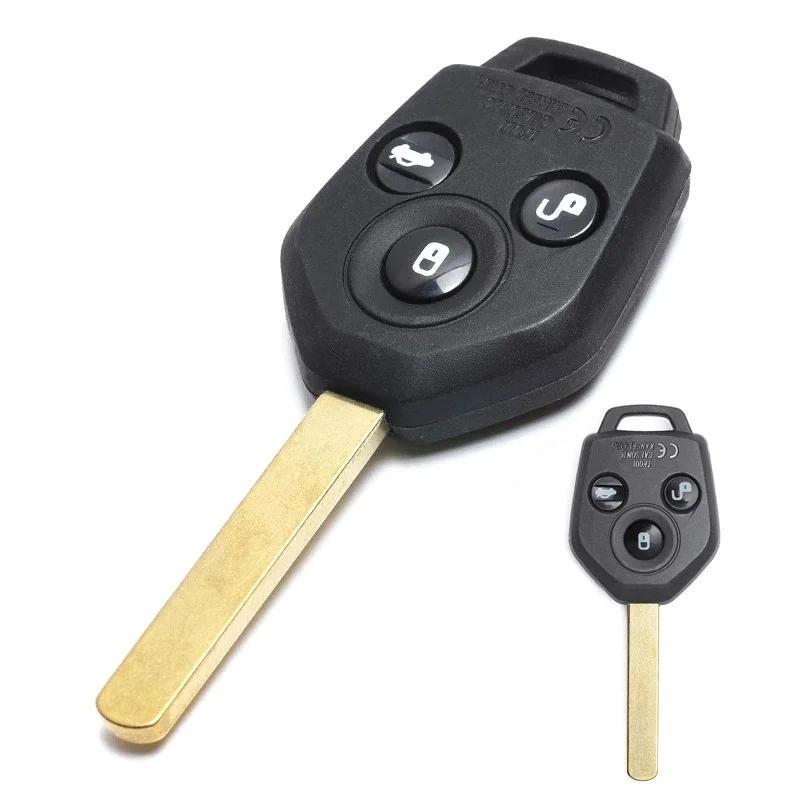 KEYECU 433MHz 4D62 Chip Upgraded Flip Smart Key Fob For Subaru Forester 2008 2009 2010 2011 2012 Folding 3 Button Remote