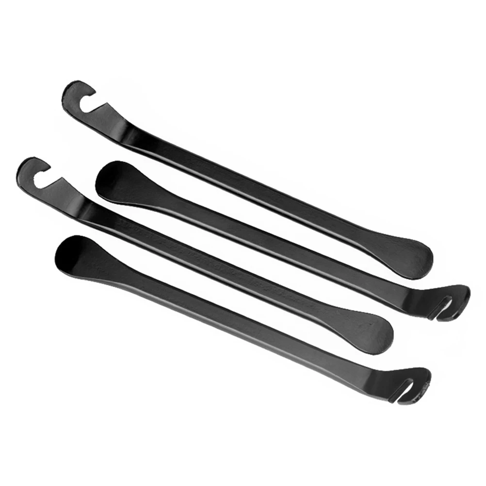 4Pcs Bike Tire Repair Levers Steel Heavy Duty Portable Lightweight Tire Removal Tool Set for Bike Maintenance Tyre Lever
