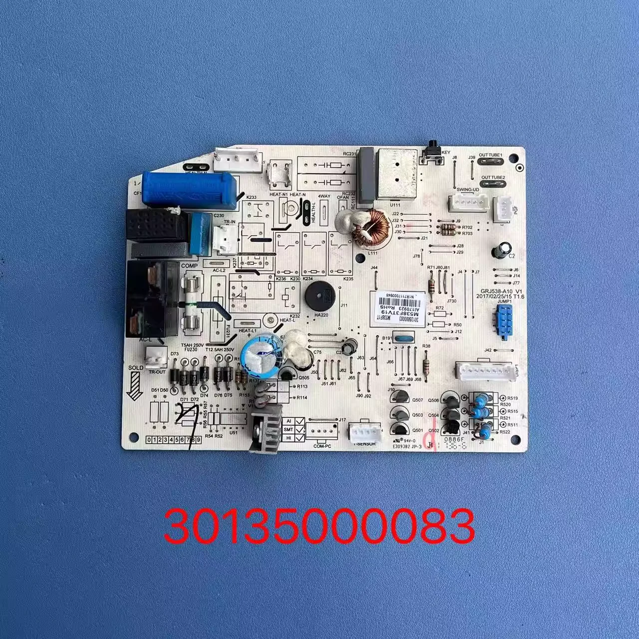 

Pinyue Gree кондиционер внутренняя материнская плата печатная плата компьютерная плата 538F1T 30135000083