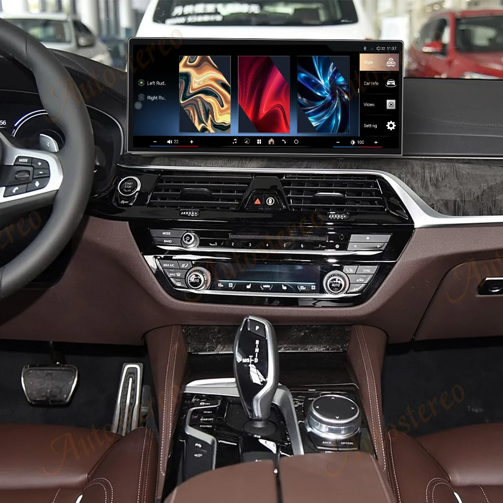 ID9 12.9 الترا المزدوج BT Carplay أندرويد سيارة لتحديد المواقع والملاحة لسيارات BMW 5 G30 G31 2017 2018 2019 رئيس وحدة مشغل وسائط متعددة راديو السيارة