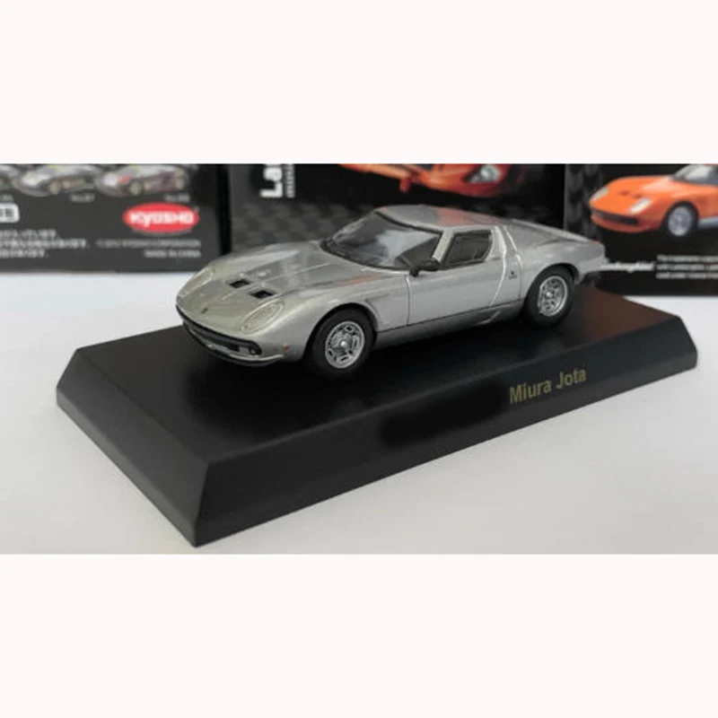 

KYOSHO 1:64 Miura Jota серебряный классический сплав модель автомобиля статическая коллекция украшенные праздничные подарки игрушки