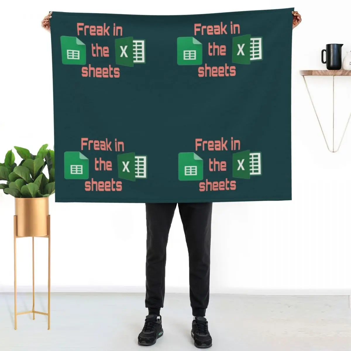 Freak in the sheets Excel vs sheets Throw Blanket All Weather Soft Throw Blanket for Sofa
