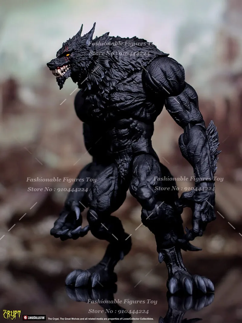 LC The Crypt Werewolf The Great Wolves Dilim Of The East 10Inch Roaring Action Figure Model Best Collection Wildlife Models Gift