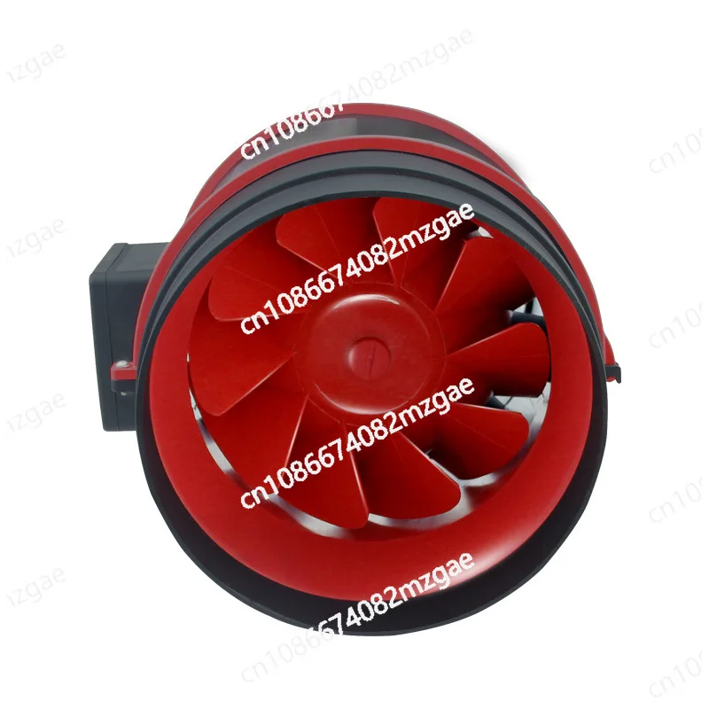 

Круглый канальный вентилятор, черный выходной вентилятор, 110В, американский и британский 220В, европейский 220В