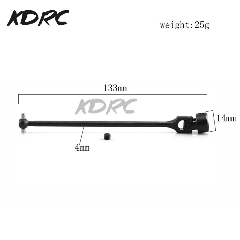 Metal Rear Center Drive Shaft for 1/8 KYOSHO USA-1 Foxx RC Monster Truck Upgrade Parts Accessories