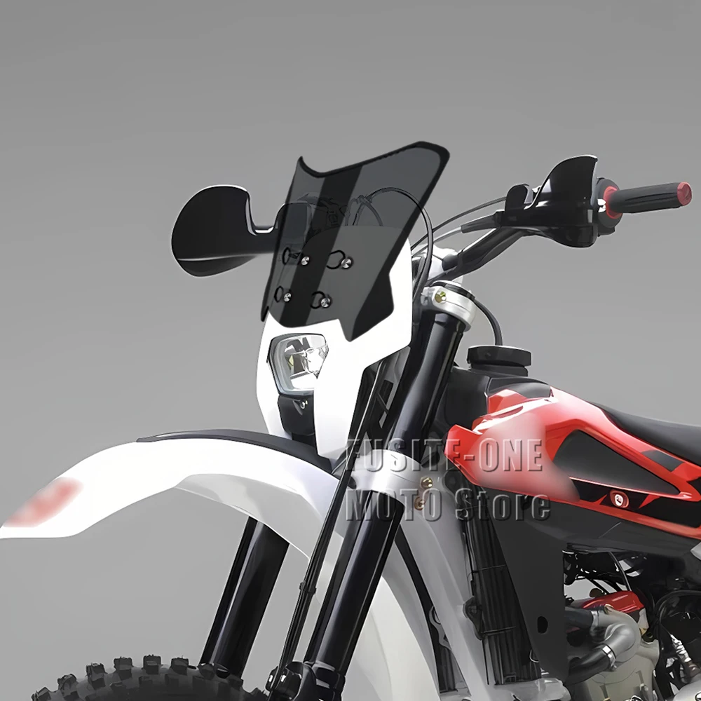 

For Huswana te 310 2009-2012 te 450ie 2008 motorcycle adventure windshield extension style Windscreen Wind Deflector Screen