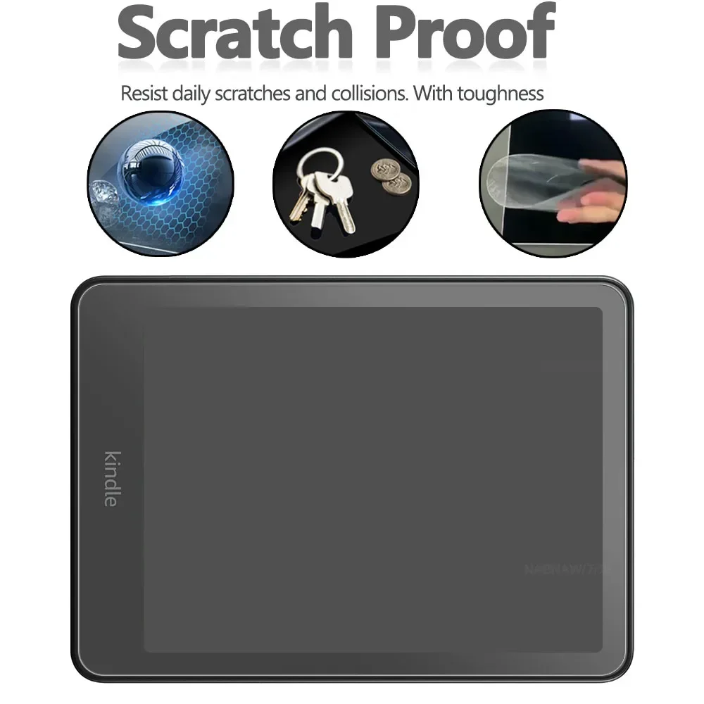 2 Stuks HD Krasbestendig Gehard Glas Screen Protector Voor Amazon Kindle Paperwhite Signature Edition 2024 Tablet Harde Film