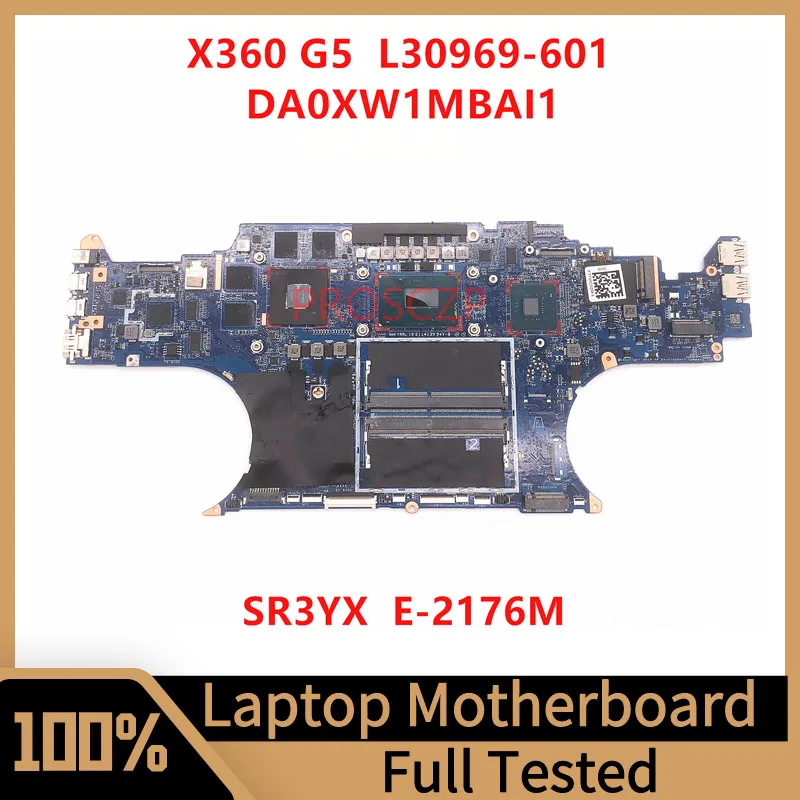 

L30969-001 L30969-501 L30969-601 For HP ZBOOK X360 G5 Laptop Motherboard DA0XW1MBAI1 With SR3YX E-2176M CPU P1000 GPU 100%Tested