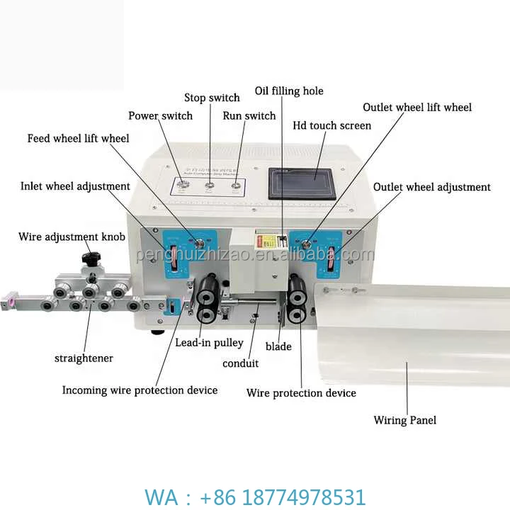 

Машина для зачистки проводов 8 мм, длинная длина зачистки, автоматический кабель C