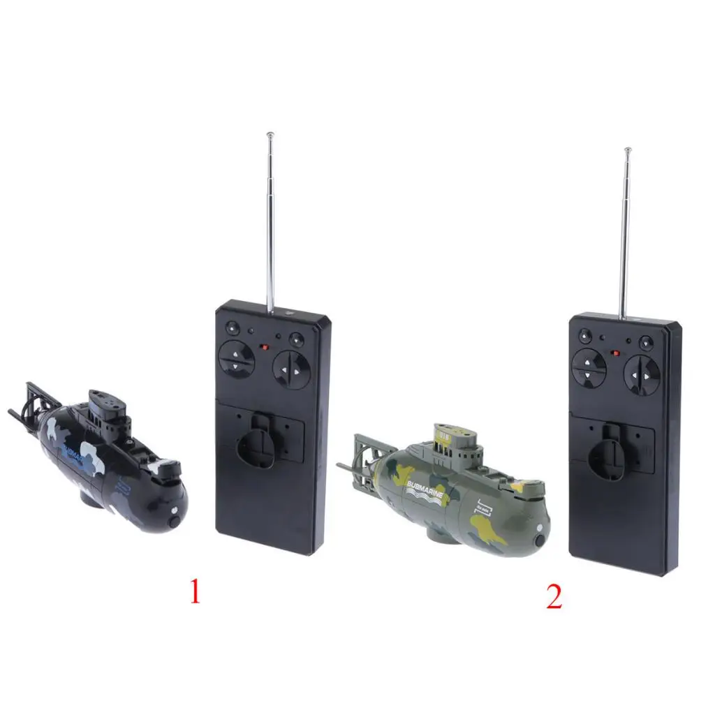 Mini RC Camo Onderzeeër Speelgoed Onderwaterbadspeelgoed Afstandsbediening Boot voor badkuip, zwembaden, meren jaar oud en oud, jongens en meisjes