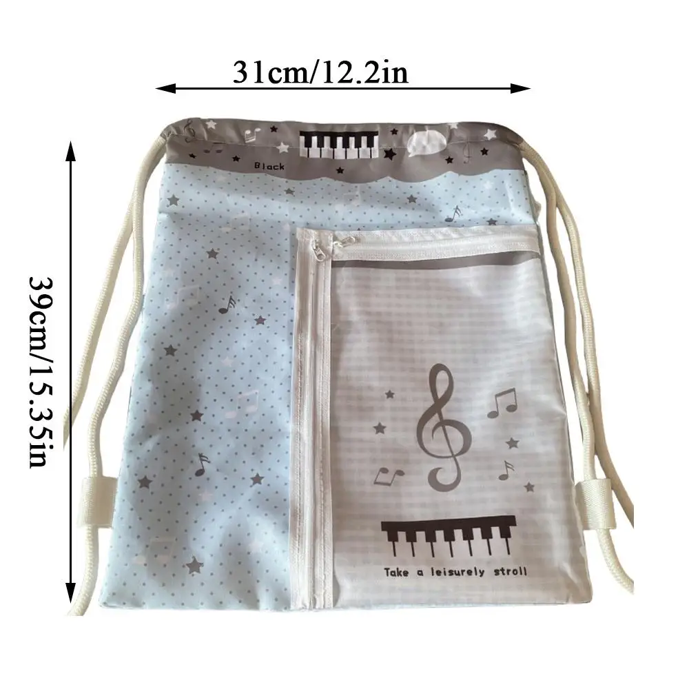 Y2K ดอกไม้น่ารักพิมพ์ Drawstring ปวดกระเป๋าตุ๊กตาแบบพกพาพกพาวาดเชือกกระเป๋าสบายๆพิมพ์กระเป๋าเป้สะพายหลังเยาวชน