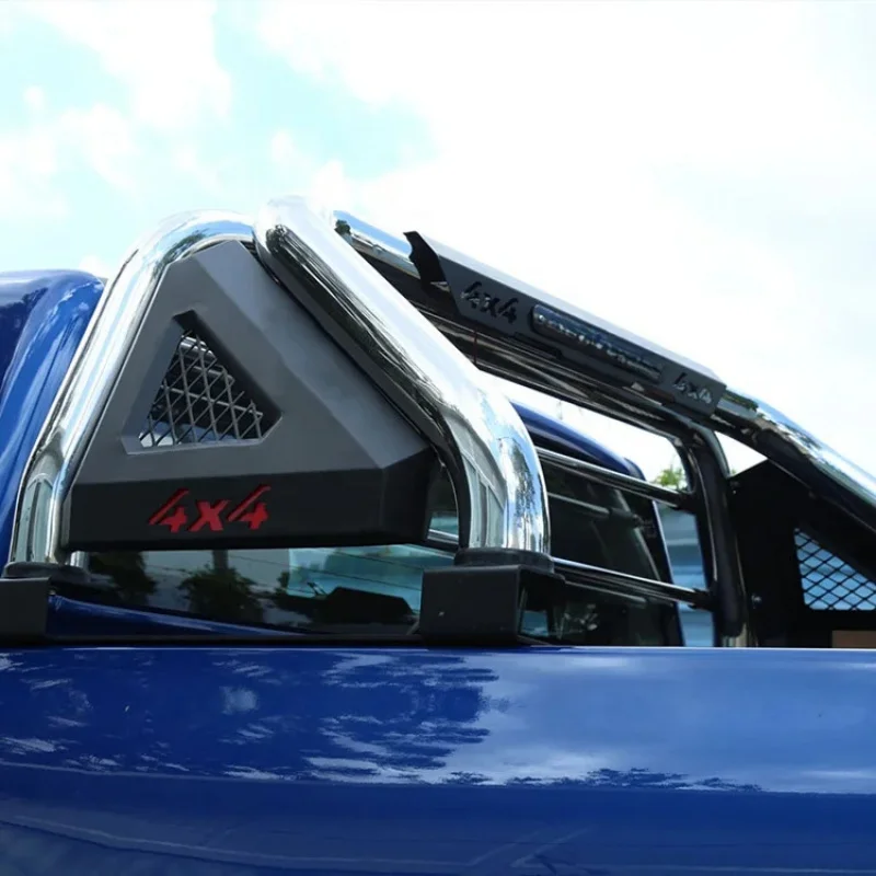 

Universal Pickup Truck Black Stainless Steel Roll Cage Anti-flip Frame Modification Accessories Gantry
