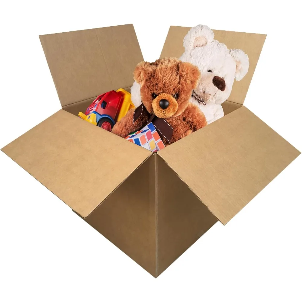 Гофрированные почтовые кончики 10х7х3 крафт-цвет, упаковка из 50 шт., прочные транспортировочные коробки для безопасной почты