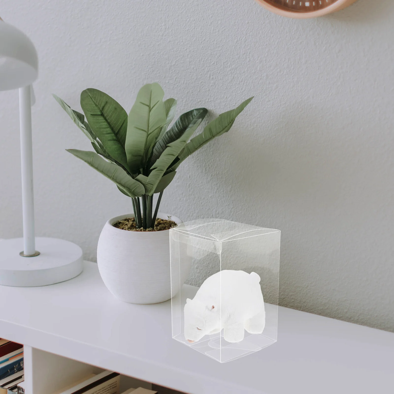 

10Pcs 6x4x4 Crystal Clear Case Foldable Hard Plastic Protector for Mini Figures Collectibles Display Figure Display Case