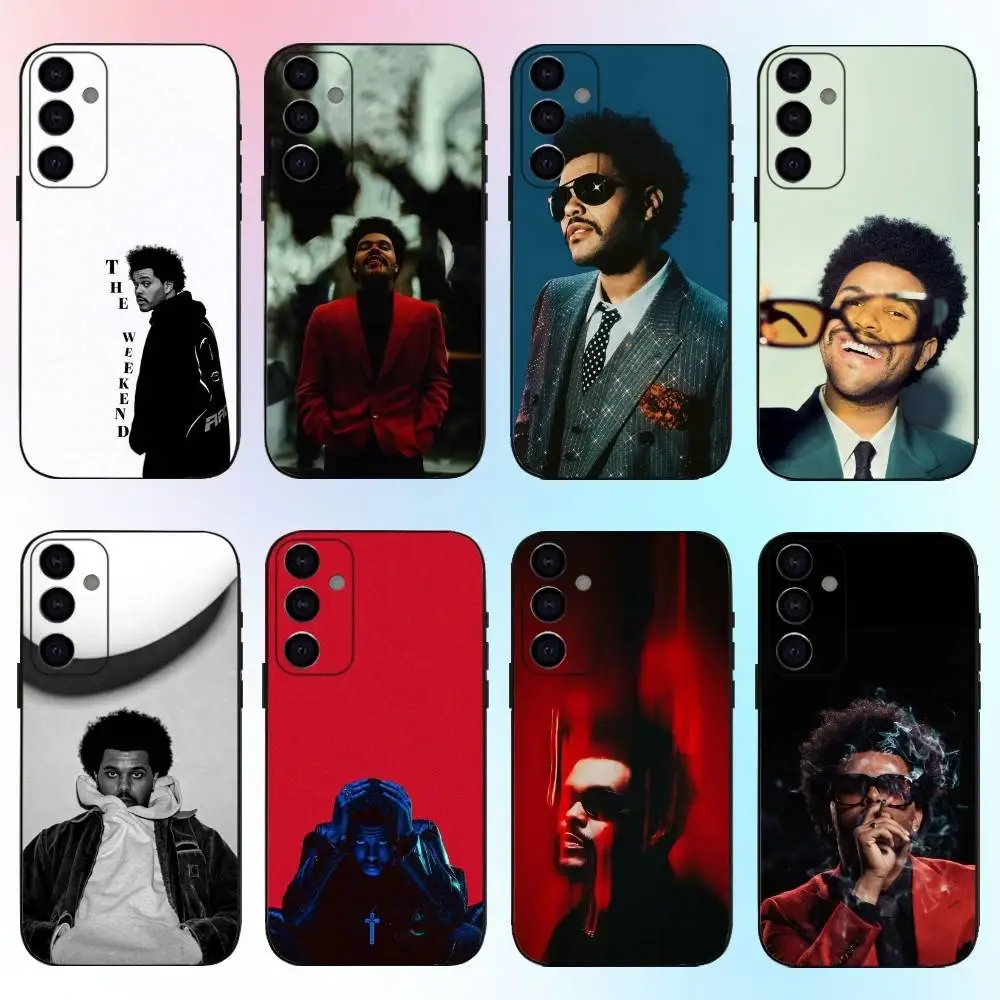 

Singer The Weeknd Phone Case For Samsung Galaxy A73,A72,A71,A70,A53,A52,A51,Others Soft Black Cover