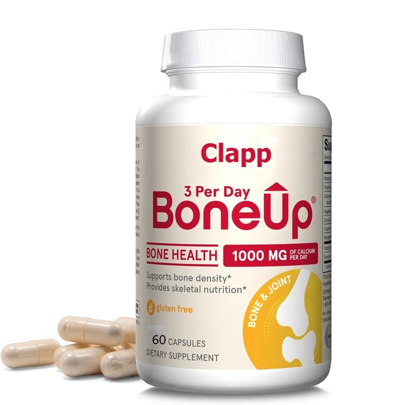 

BoneUp — используется для поддержки костей и питания — натуральные витамины D3, K2 (МК-7), и 1000 миллиграмм кальций