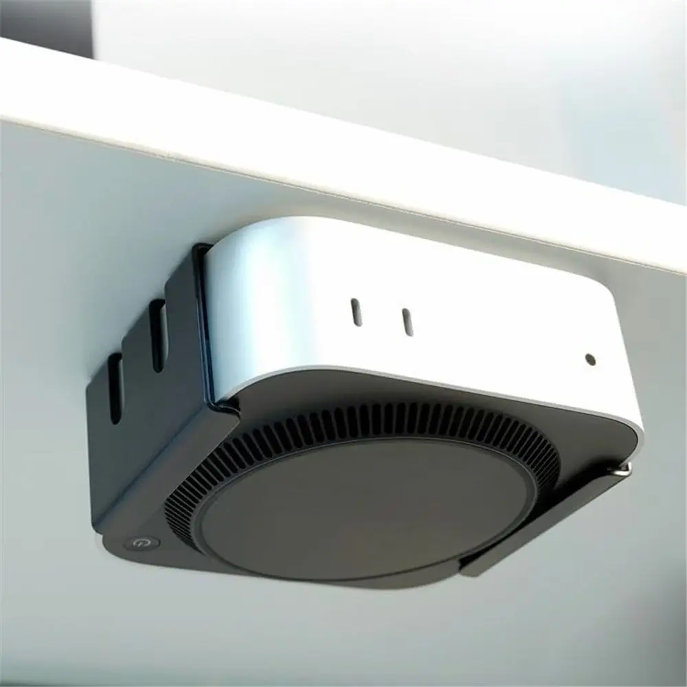 Bottom Mount Desktop Stand Cooling Function Under Desk Desk Bottom Bracket Hanging Design for Mac Studio Mac mini M4 / M4 Pro - Image 2