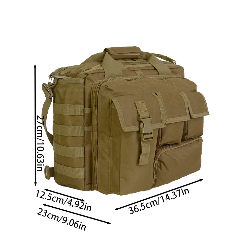 Tactical outdoor slant straddle single shoulder sports cycling camouflage waterproof bag Laptop bag