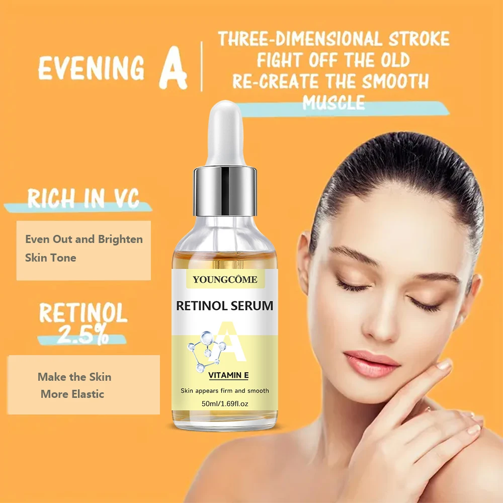 YOUNGCOME Vitamin C Serum with Retinol for Face - Brightening Hydrating Anti Aging Serum, Collagen Boost, Smooth & Firm Skin